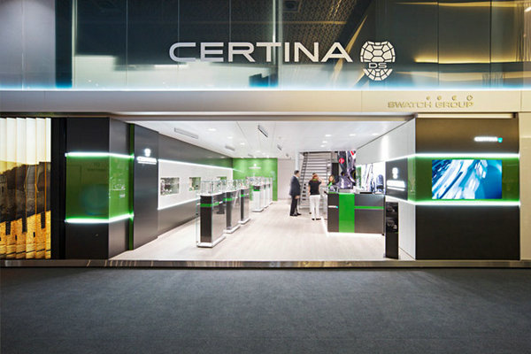 沈陽 Certina 雪鐵納表專賣店、門店